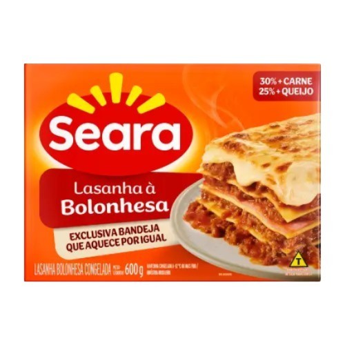 LASANHA BOLONHESA SEARA 600G