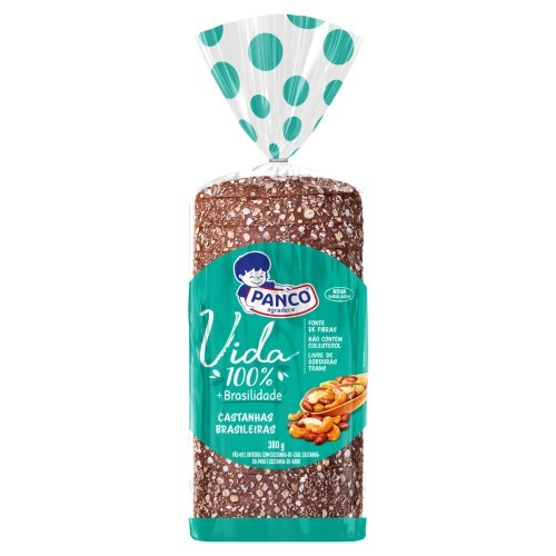 PAO 100% VIDA CAST BRASILI INT PANCO 350G